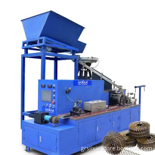 Screw Spiral Shank Pallet Coil Nails Making Machine for Wood